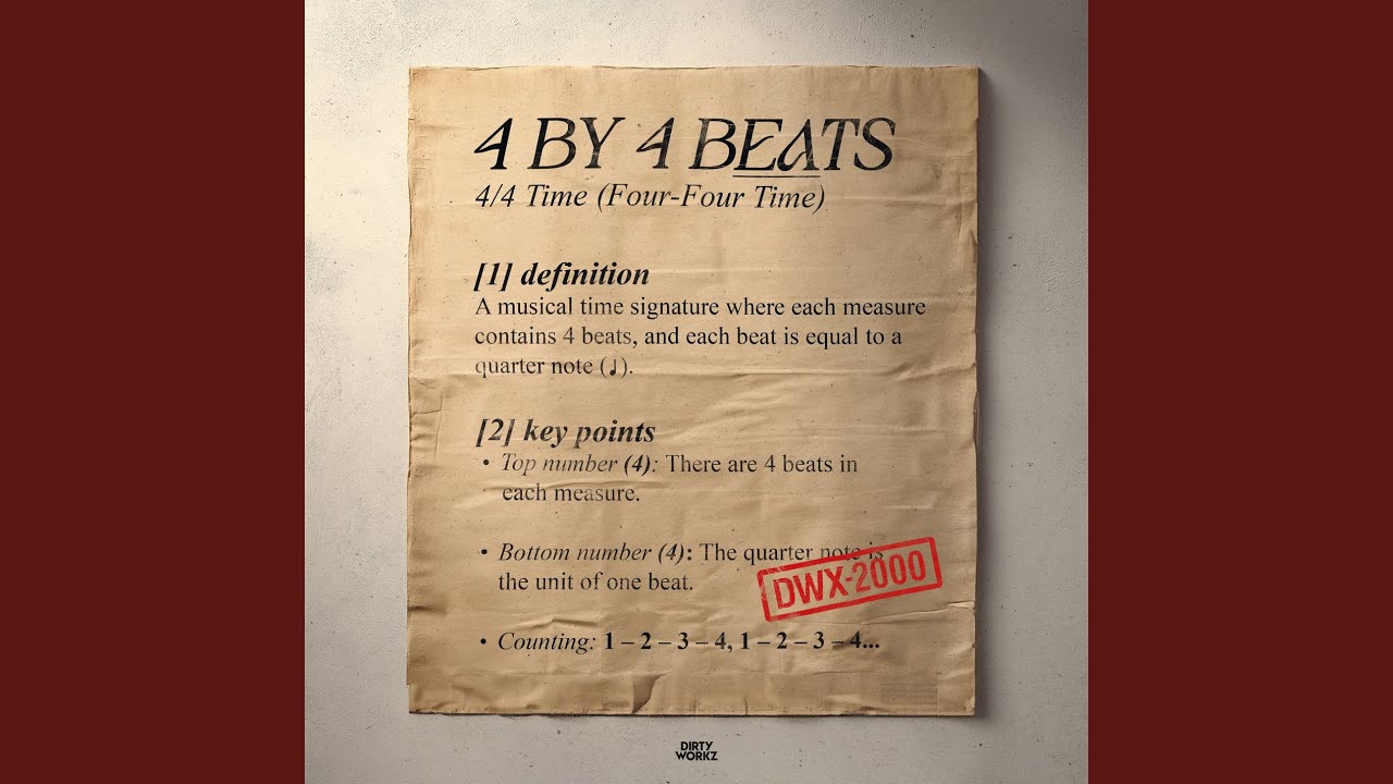 4 BY 4 BEATS (I Don't Care) Extended Mix