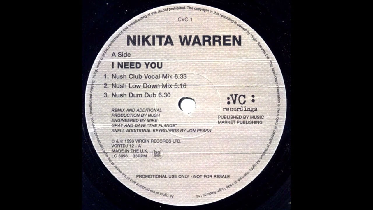 I Need You (Nush Remix)