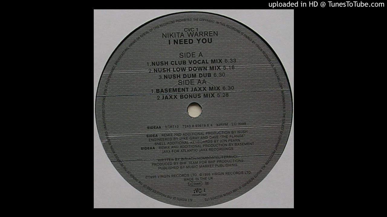 I Need You Original Mix