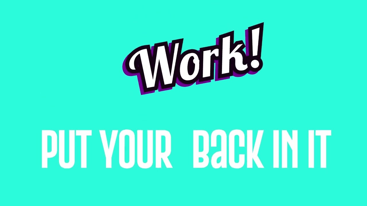 Work (Original Mix) [Lyric Video] [Glasgow Underground]